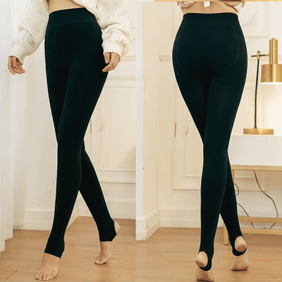 Thermal Tights 2.0 - Black - Feet Open